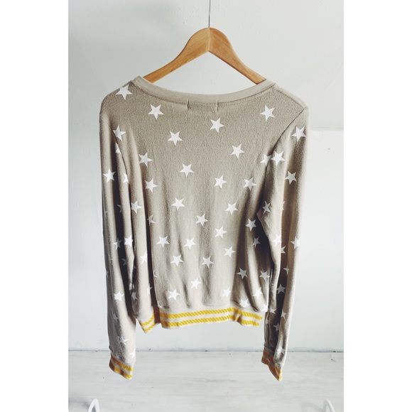 Wildfox Star Super Soft Crew Pullover Sweatshirt - Picture 7 of 7